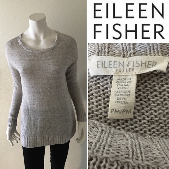 🚫SOLD🚫 Eileen Fisher Linen Sweater #171-647 - Picture 4 of 4