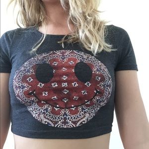 Pacsun smiley crop top