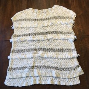 Loft fringe sweater