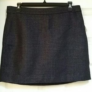 Wool mini skirt