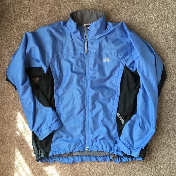 North Face Blue and Black Jacket