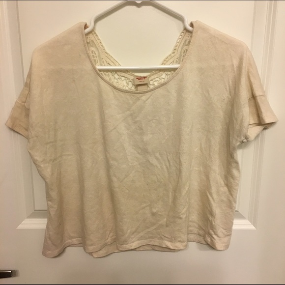 White crop top