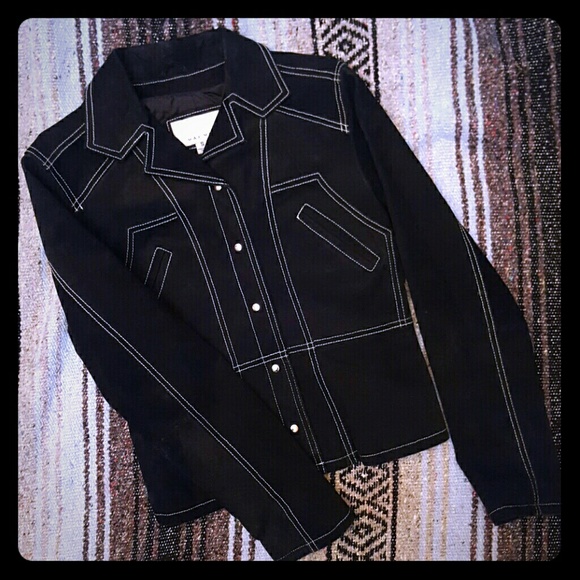 🌚Wilsons Black Suede Maxima Jacket-Like NEW!☆