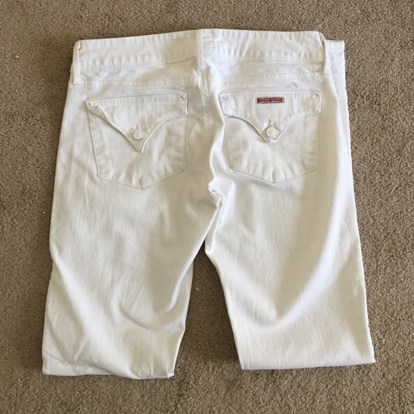 Hudson white "collin flap skinny jeans" - Picture 2 of 2
