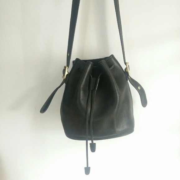 Vintage Coach Lula's legacy black bucket purse - Picture 3 of 4