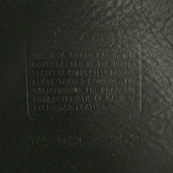 Vintage Coach Lula's legacy black bucket purse - Picture 4 of 4