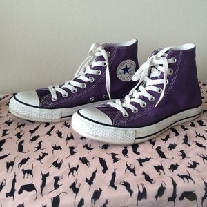Bright Purple Hi Top Converse All-Star