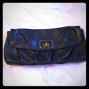 Rare! Fossil Fifty-Four Oversized Leather Clutch