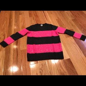 J.Crew Sequin Stripe Sweater XS NWOT