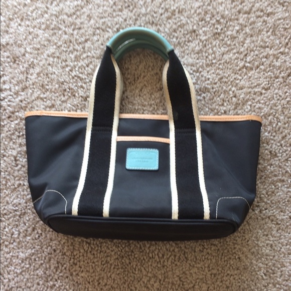 Coach handbag in black and blue - Picture 1 of 4