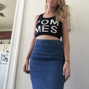 BCBGENERATION sweater crop top