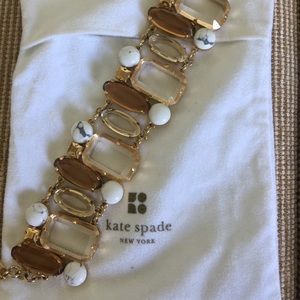 Chunky gold Kate spade bracelet