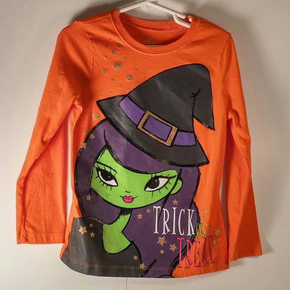 Two Halloween long sleeve and layered tops.