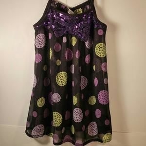 Elegant sequin girl's blouse