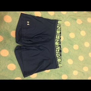 UA compression shorts
