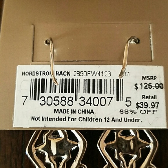 NWT Carolee Lux nickel free chandelier earrings - Picture 2 of 2