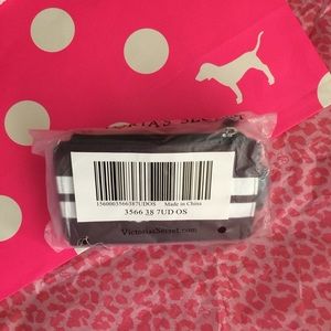 VS Pink Maroon Lanyard & ID Holder