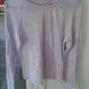 Wildfox "Mary jane" shirt size small runs little i