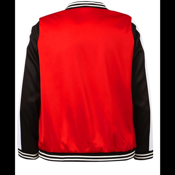 Simply Be Embroidered Bomber Jacket - Picture 2 of 4