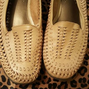 Tan loafers