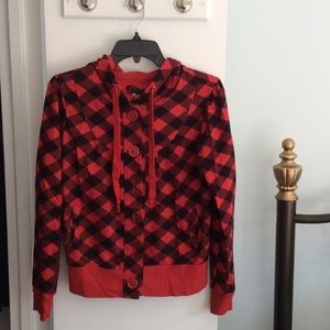 Plaid hoodie