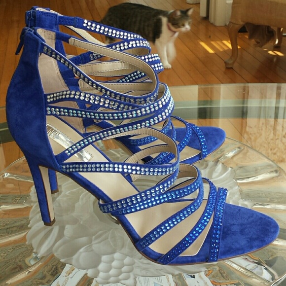 Blue Inc Ombre Bling heels NWT. Sz 11