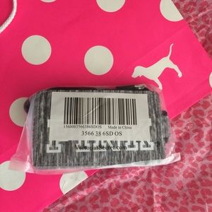 VS Pink Heather Grey Lanyard & ID Holder