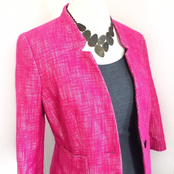 Banana Republic Jackets & Blazers - Banana Republic 3/4 sleeve pink blazer jacket