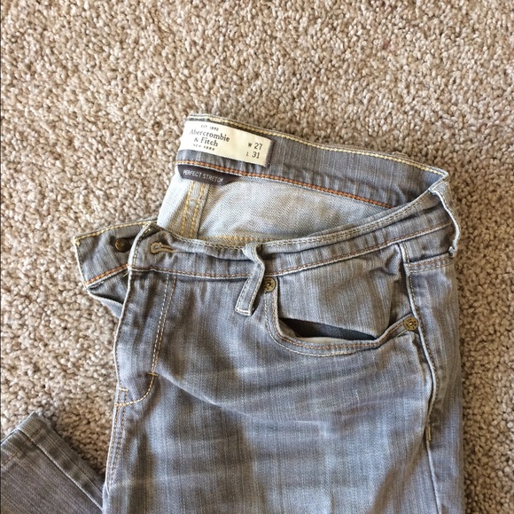 Gray Abercrombie & Fitch Jeans - Picture 2 of 3