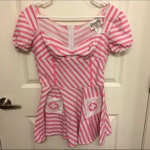 Nurse halloween costume. Only worn once!