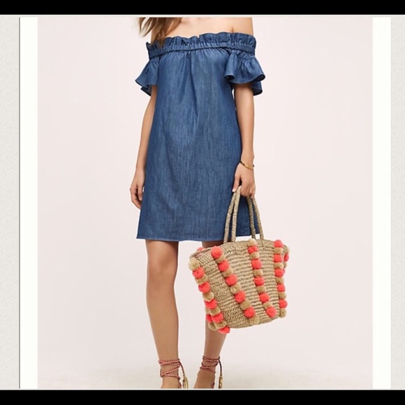 Anthropologie Corey Lynn Calter off shoulder dress - Picture 4 of 4