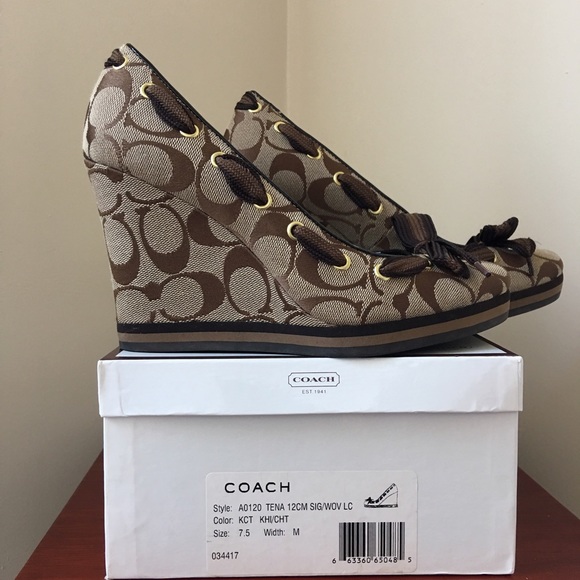 Coach Platform&wedges For woman.SOLD!!!!!!! - Picture 3 of 4