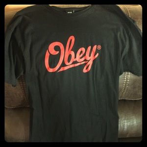Obey graphic T