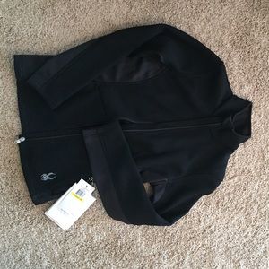 Black spyder core sweater