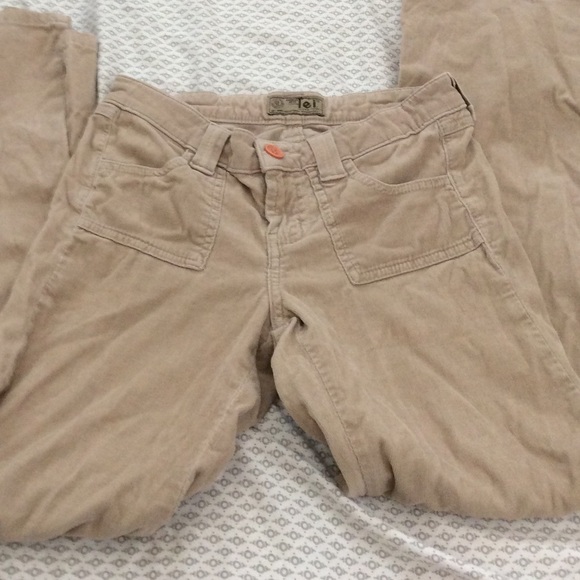 Khaki corduroy pants 70s style