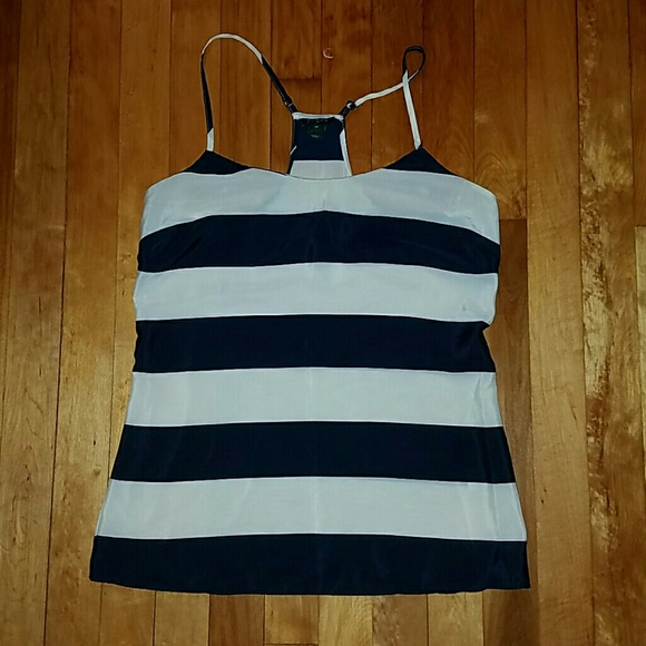 J. Crew polyester racer back top