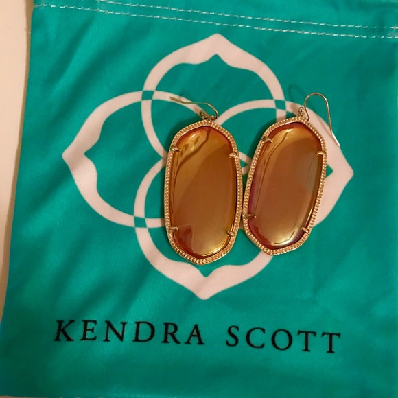 kendra scott iridescent tangerine danielle's