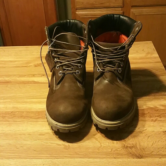 Brown suede Timberland's