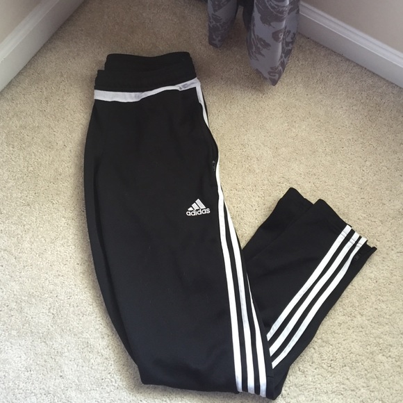🔴price firm🔴 Black and white Adidas sweat pants