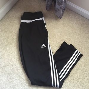 🔴price firm🔴 Black and white Adidas sweat pants