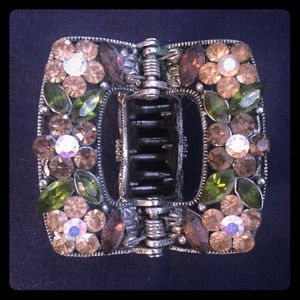 Rhinestone Metal Hair Clip