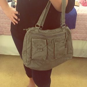 Converse brand gray purse