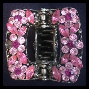 Rhinestone Metal Hair Clip