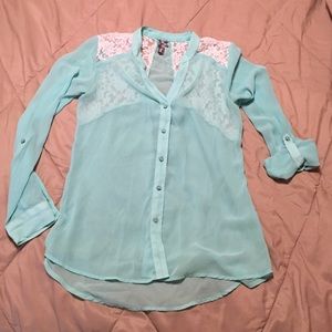Sheer blouse