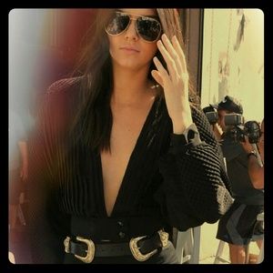 Kendall Jenner Double gold belt