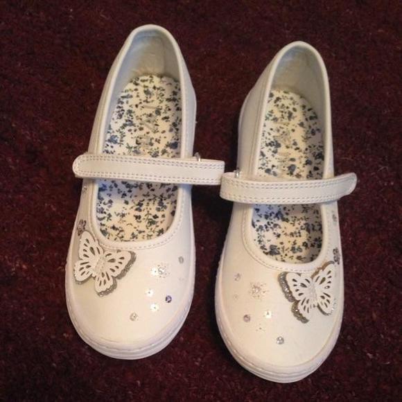 White Mary Janes, size 11