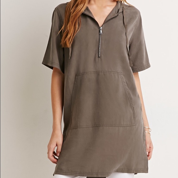 Grey hooded shirt - Picture 3 of 4