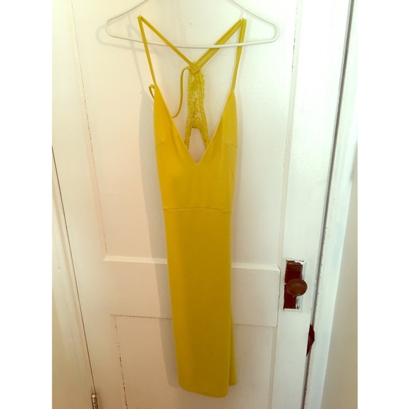 Yellow party dress