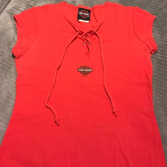 A Harley Davidson 100% cotton small tee