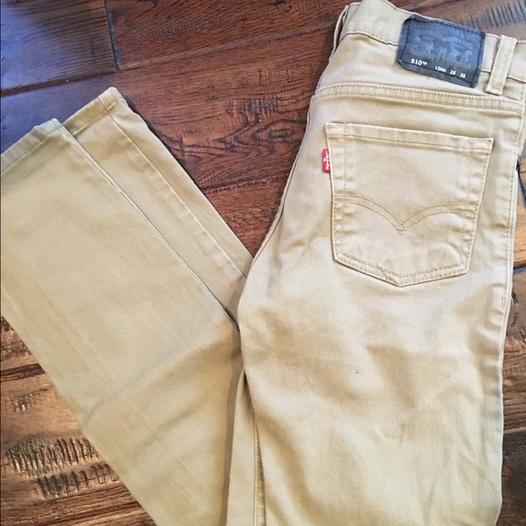 Levi's boys khaki blue denim jeans 12 - Picture 1 of 2